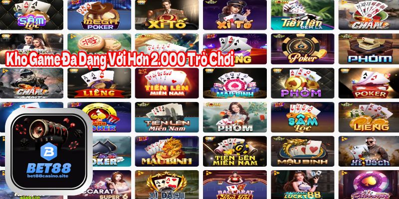 Kho Game Đa Dạng Với Hơn 2.000 Trò Chơi